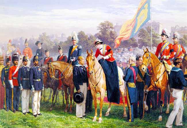 Первая церемония награждения британских героев Крестом Виктории 26 июня 1857 года